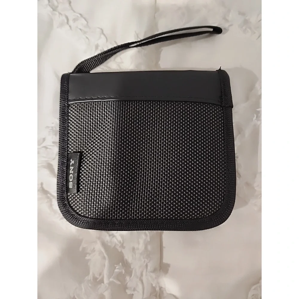 Sony HANDYCAM‎ Portable Carry Storage Case Holds 4 DVD-R Disc
